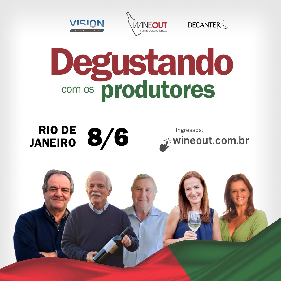 Rio de Janeiro: Wine Out promove degustação com produtores portugueses