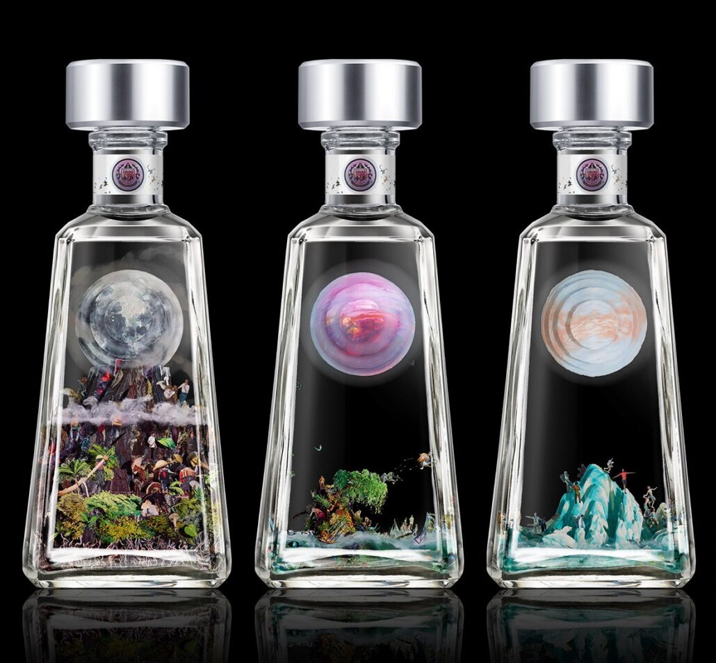 1800 Tequila: marca apresenta edição limitada assinada por Dustin Yellin