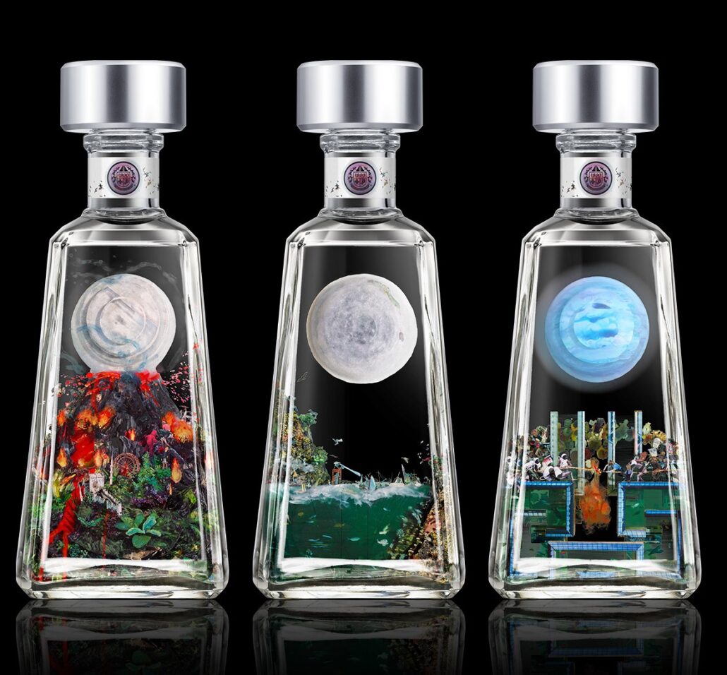 1800 Tequila: marca apresenta edição limitada assinada por Dustin Yellin